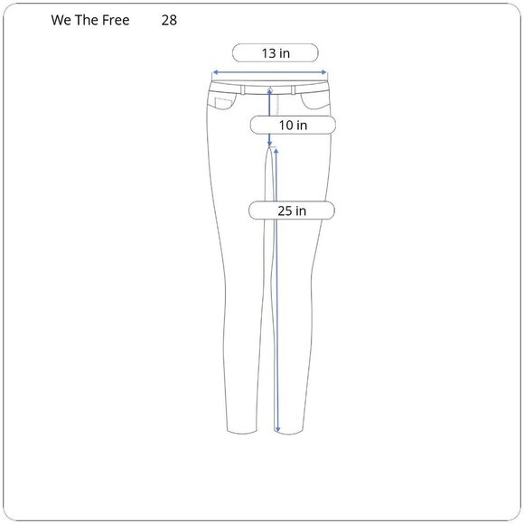 Free People "We The Free" Light Wash Distressed Skinny Raw Hem High Rise Jeans - Picture 3 of 3